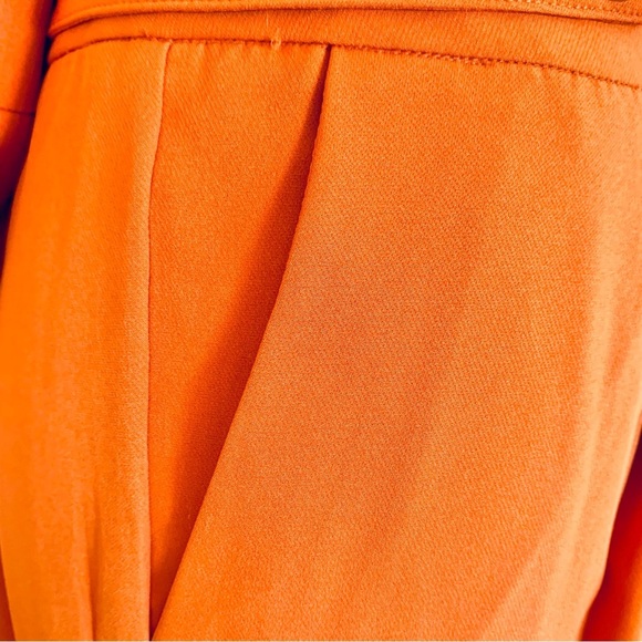 Cato Vibrant Orange Slim Women's Pants - Picture 4 of 8